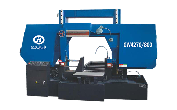 宣汉GW4270/800双柱龙门卧式带锯床
